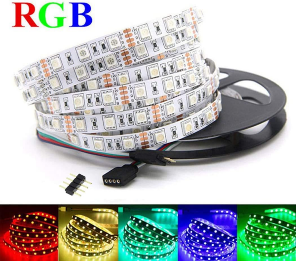 Tira LED RGB 12V de 5m [AC042]