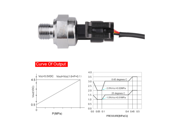 Sensor de presión industrial G1/4 (0.5MPa) [NB158] - Imagen 3