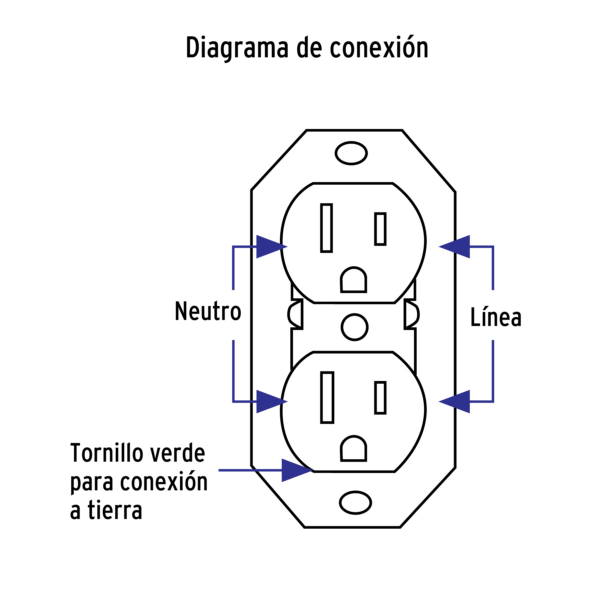 Contacto de sobreponer dúplex Volteck [COSO-DA] - Imagen 3