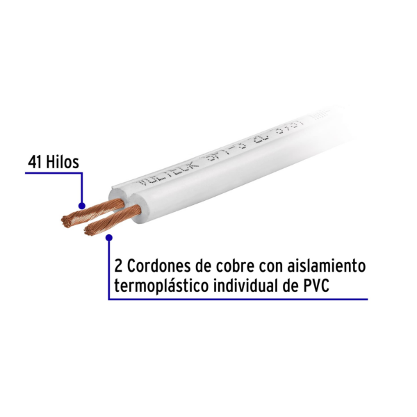 Cable dúplex calibre 14 AWG [CDU-14-10] - Imagen 2