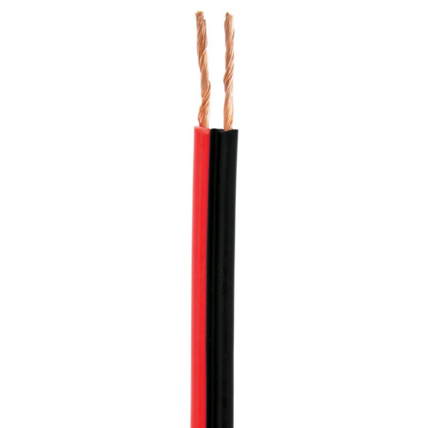 Cable polarizado bicolor para bocina calibre 18 AWG [CABO-18B]