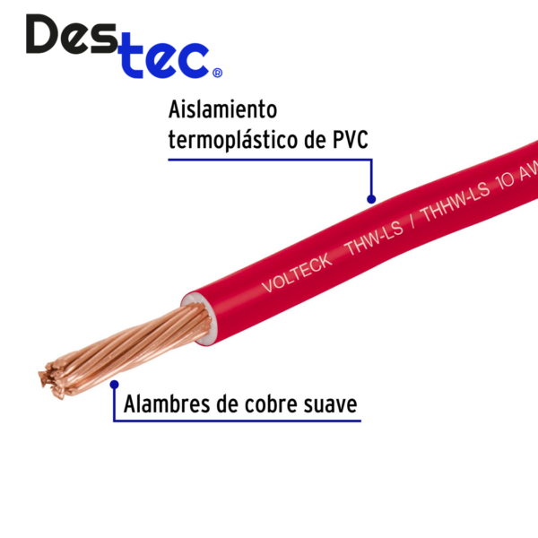 Cable calibre 10 AWG [CAB-10R-10] - Imagen 2