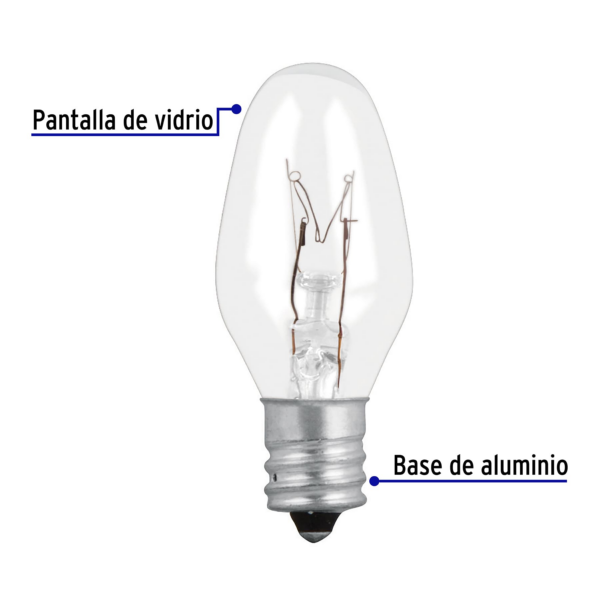 Foco incandescente CA 7.5 W [FI-50T] - Imagen 2