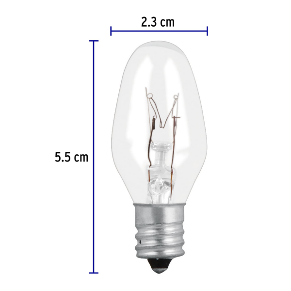 Foco incandescente CA 7.5 W [FI-50T] - Imagen 3