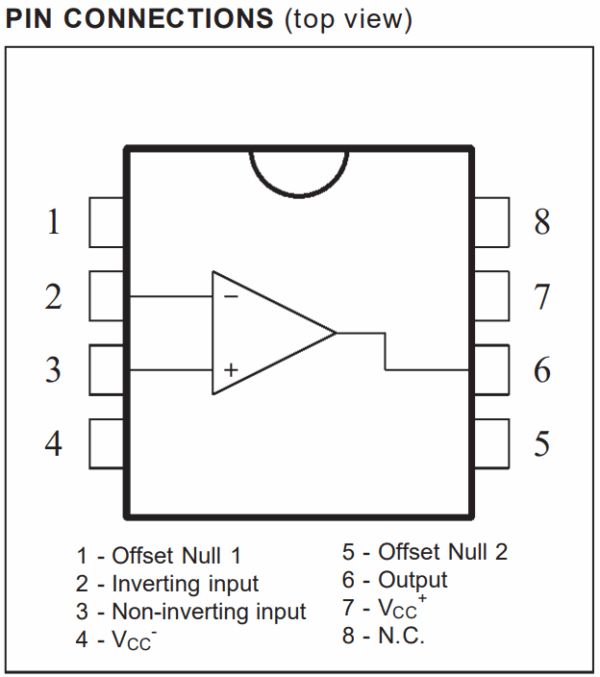LF355N amplificador JFET - Imagen 2
