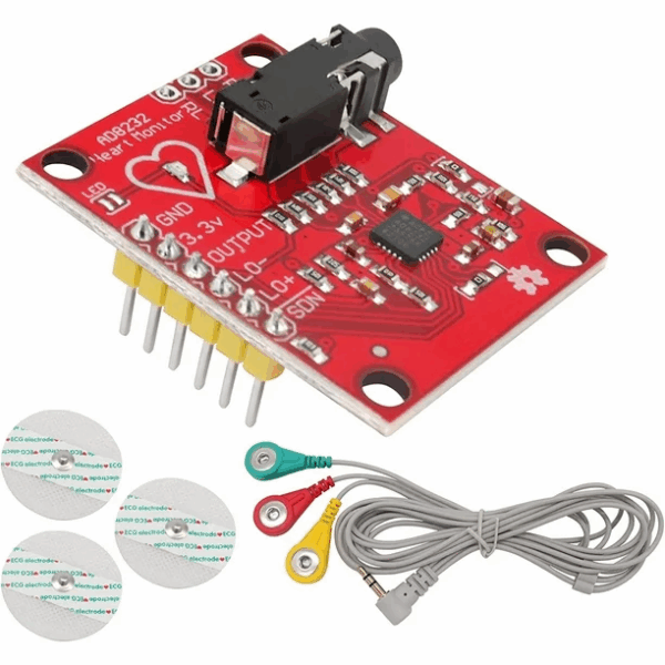 Módulo ECG AD8232 Monitor de pulso cardíaco - Imagen 2