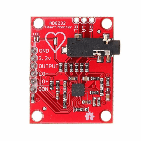 Módulo ECG AD8232 Monitor de pulso cardíaco - Imagen 3