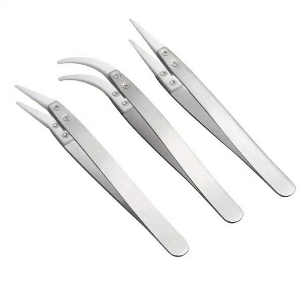 Pinza con punta de cerámica