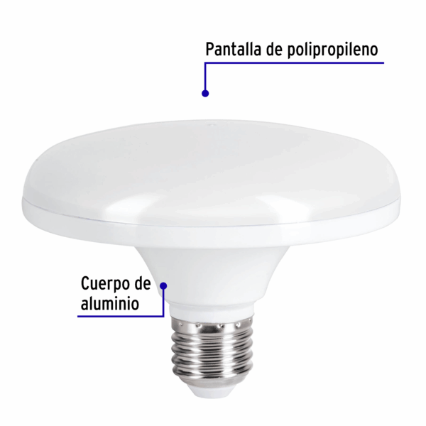 Lámpara LED tipo OVNI 12W [46090] - Imagen 2